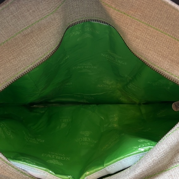 Patron Tequila Women’s Tote Insulated Removable Liner Cooler Canvas Shopping Bag - Picture 9 of 10